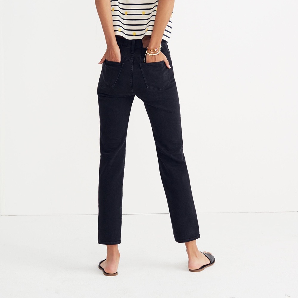 Madewell Classic Straight Crop Jeans Mom Jeans